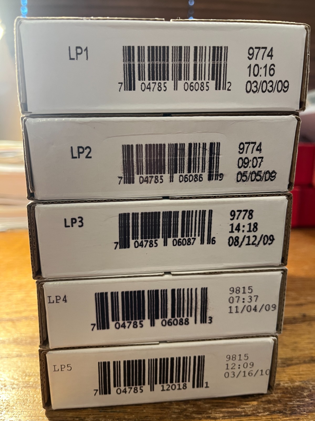 2009  2010 LINCOLN CENT OGP  SEALED (5) BOX P+D 10 ROLL LP1 LP2 LP3 LP4 LP5