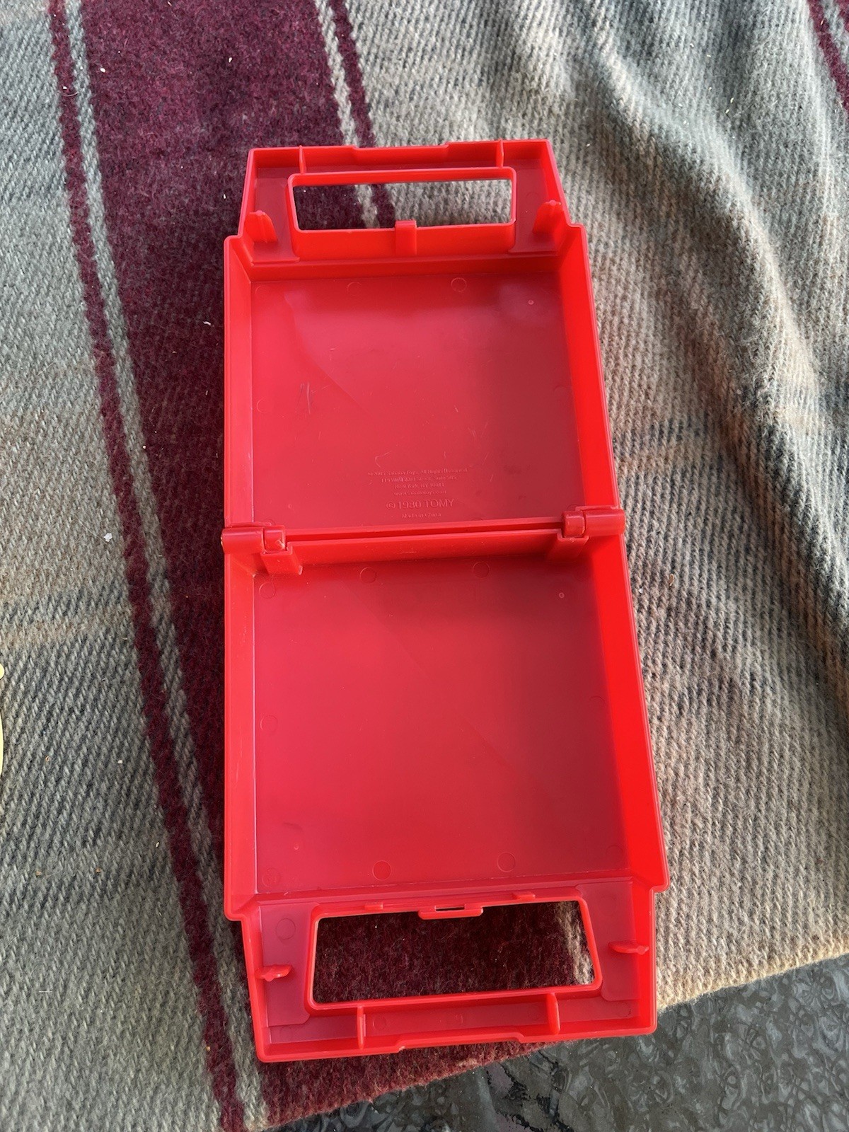 1980 TOMY WIND-UP SUMO WRESTLERS W/ RING & CARRYING CASE