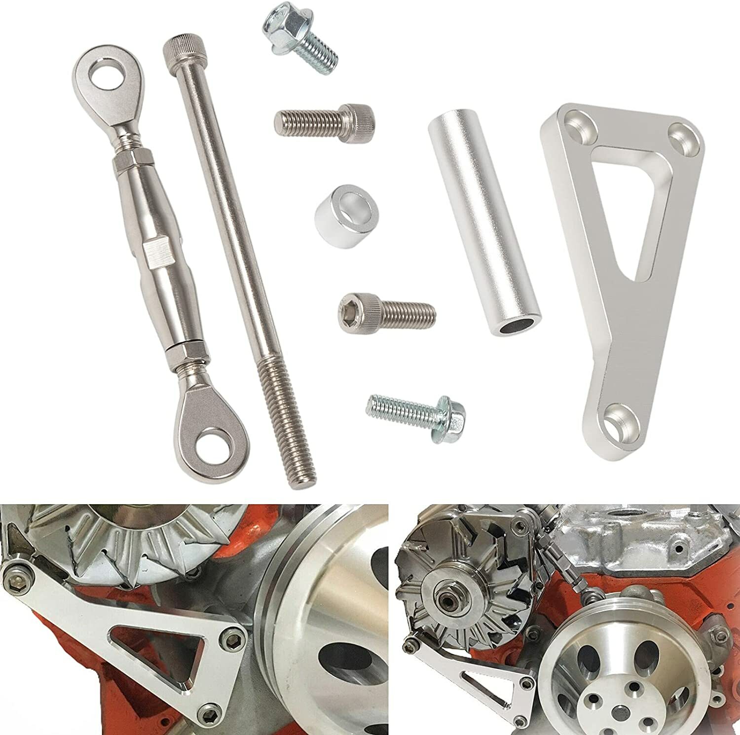 Alternator Bracket Kit for Small Block Chevy SBC 305 327 350 383 5.0L 5.7L V8