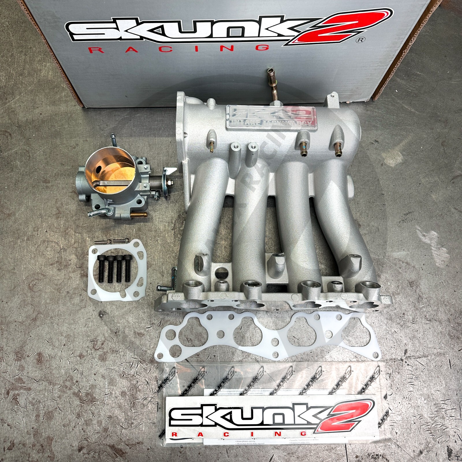 Skunk2 Pro Intake Manifold & 70mm Throttle Body for Honda Civic D15 D16 SOHC