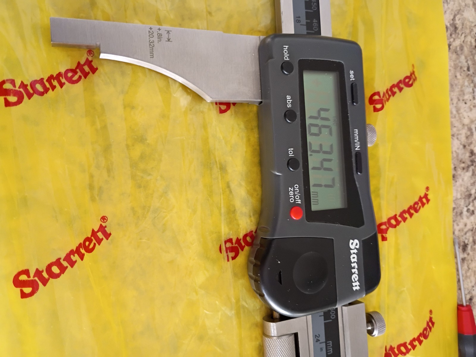 Starrett 799- 24"/600 Electronic Caliper