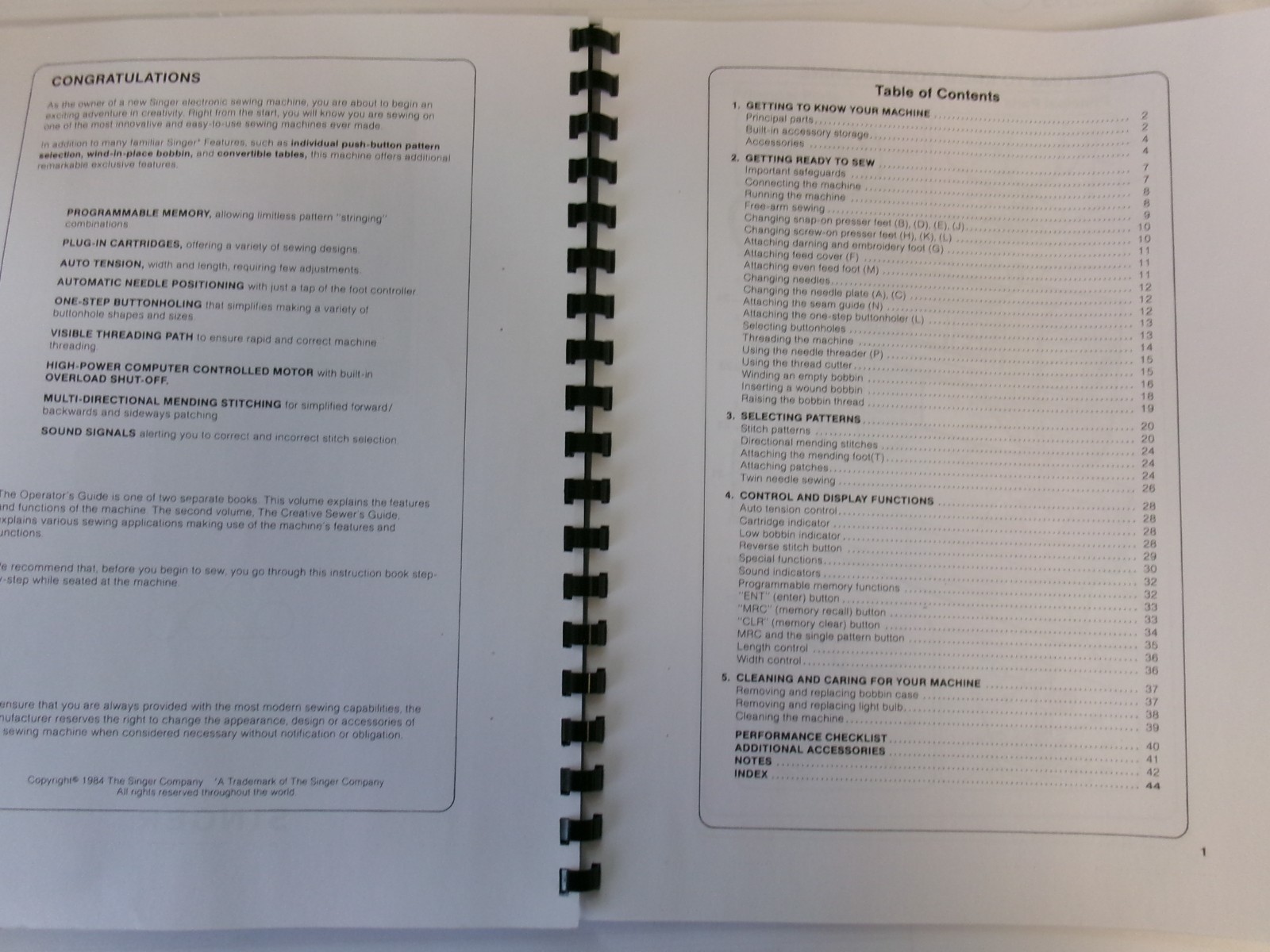 Singer 6268 Sewing Machine Instructions User Guide Manual Genuine Book Original