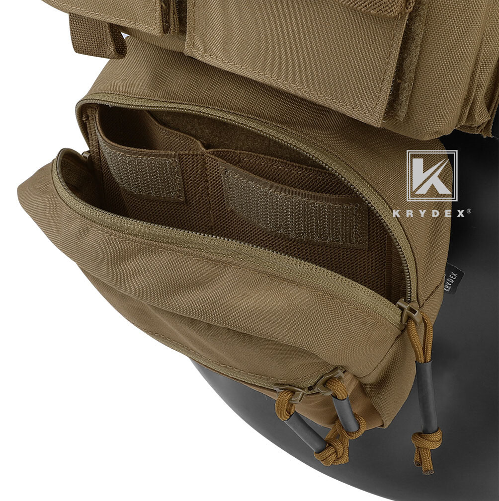 KRYDEX MK3 MK4 Micro Fight Chassis Chest Rig Modular Carrier Pouch Coyote Brown