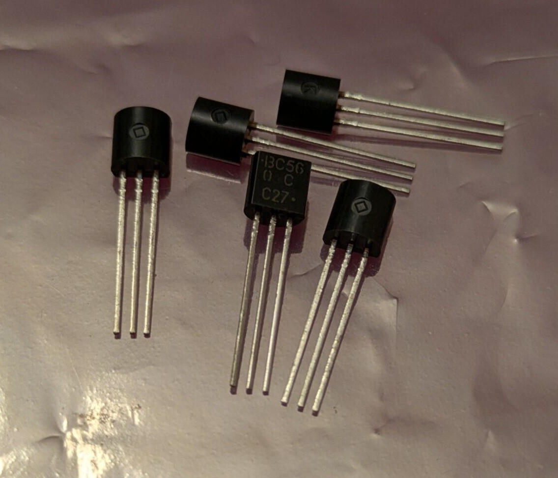 (12) BC550CG T0-92 NPN (12) BC560CG PNP Complementary pair. On Semi Avoid Fakes