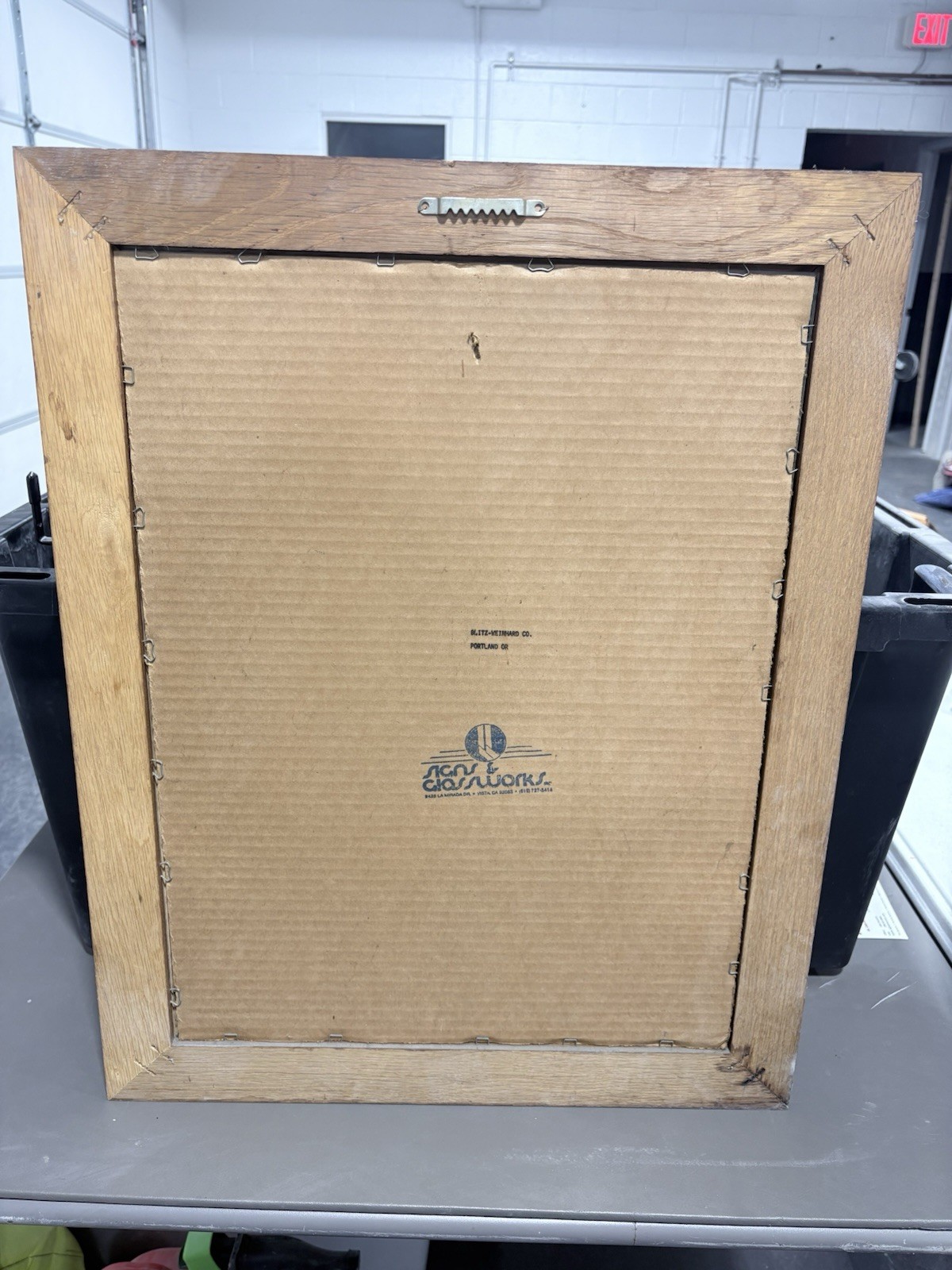 Weinhard’s Blue Boar Ale Framed Sign