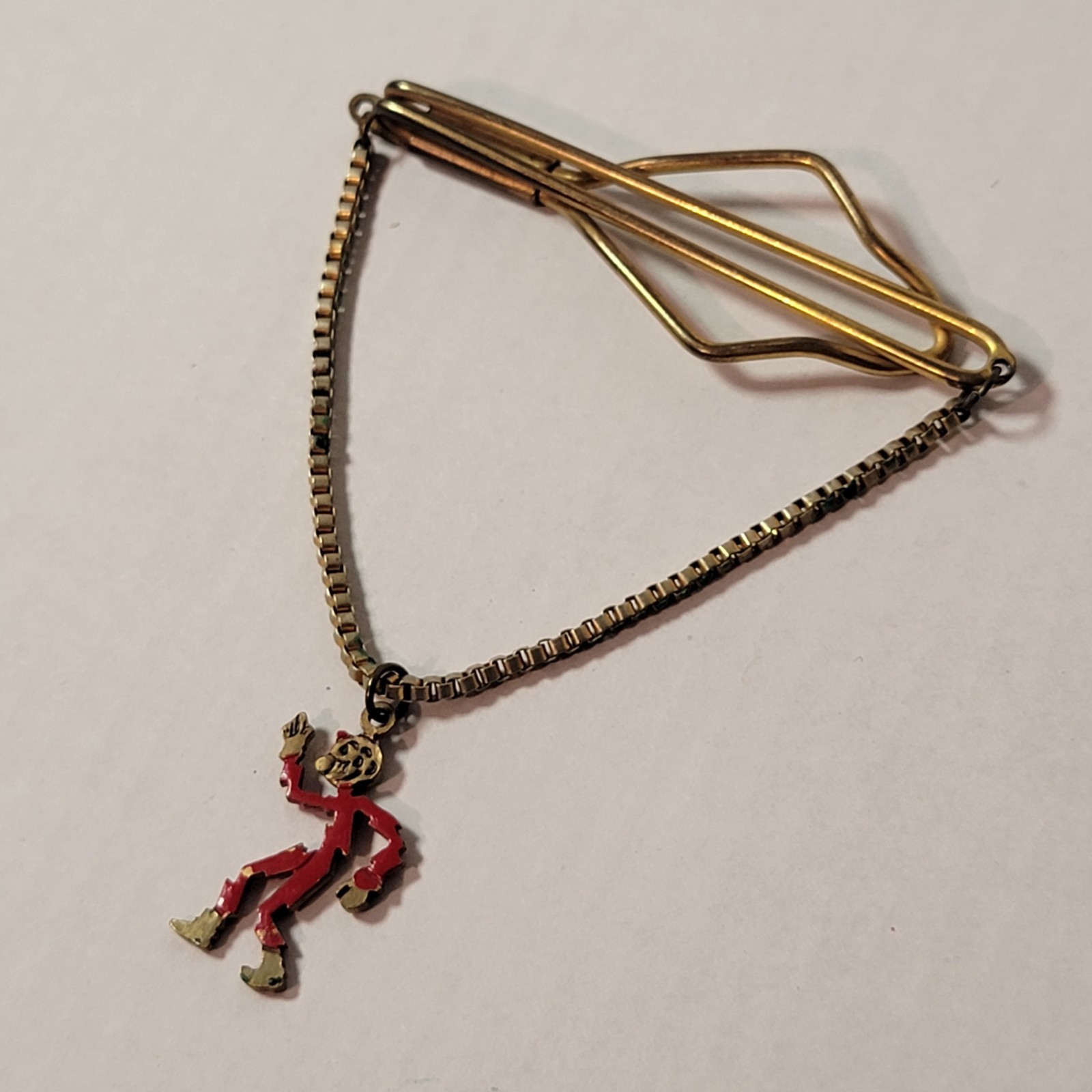 Rare HTF Vintage Reddy Kilowatt Tie Clip Electrician Reddy Kilowatt PA