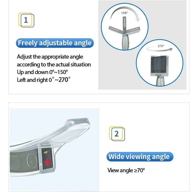 (US Delivery)  Touchscreen Video Laryngoscope with disposable blades(MAC2/3/4)
