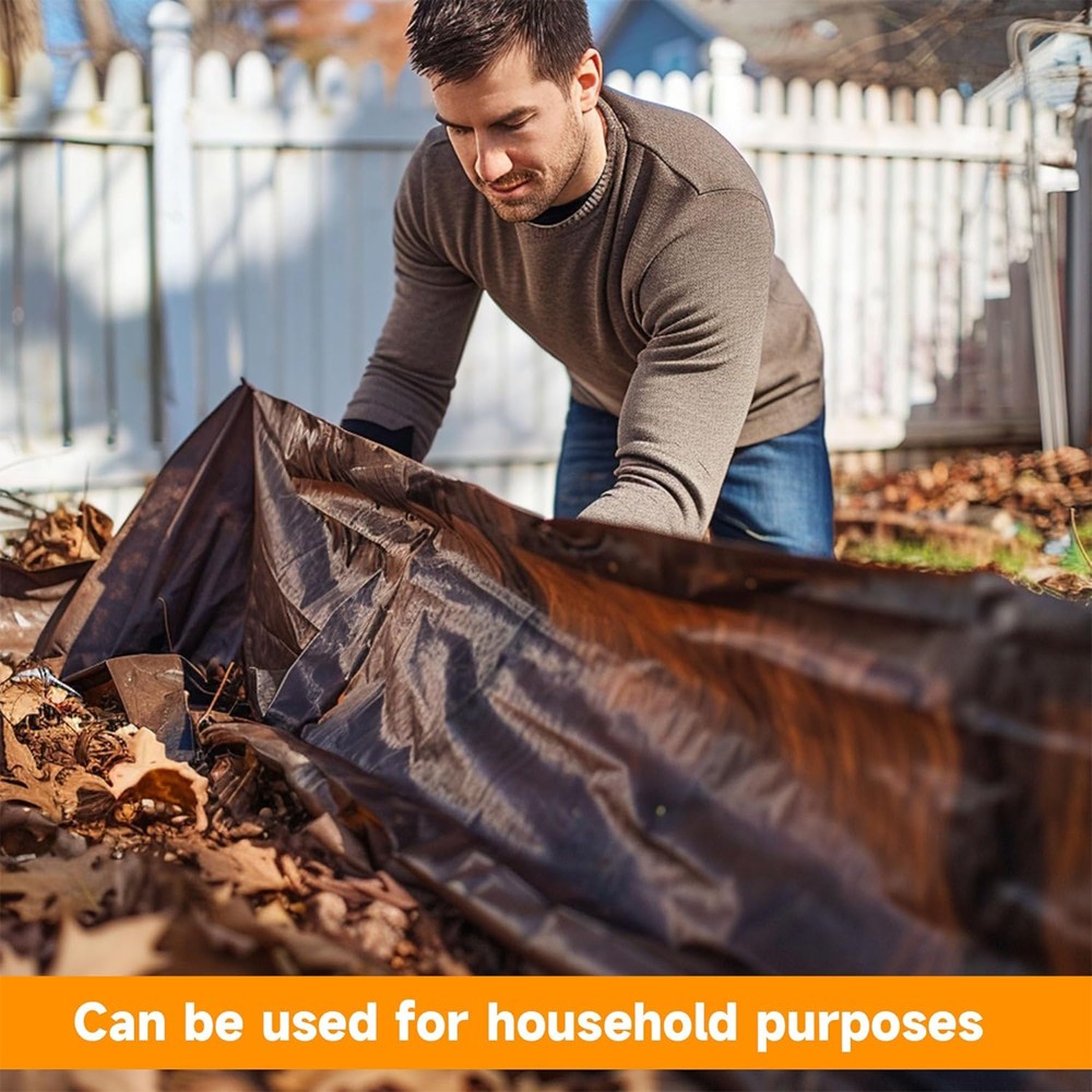 Heavy Duty Tarp 5/10/16/18/20 Mil Waterproof Tarpaulin Cover w/ Grommets