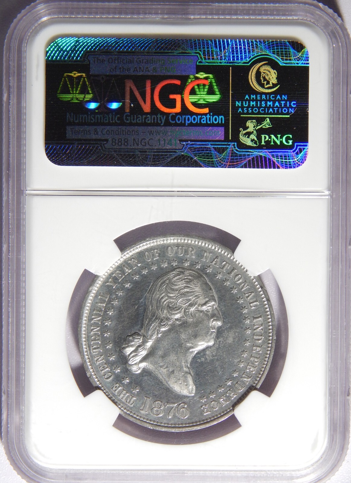 1876 So-Called Dollar HK-107 NGC MS-62 PL