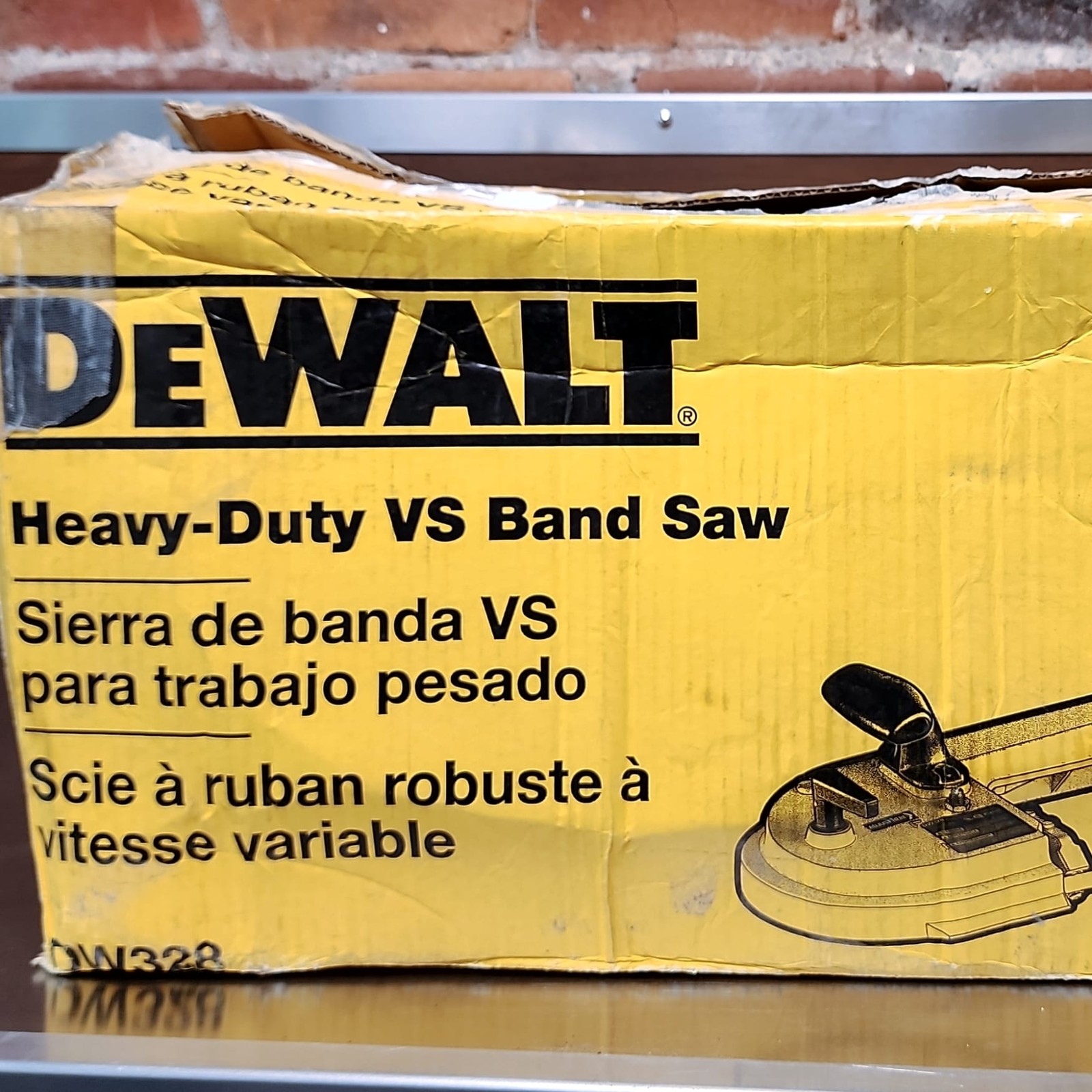 DEWALT DW328 Portable Band Saw Variable Speed Deep Cut Heavy-Duty Tool NOS