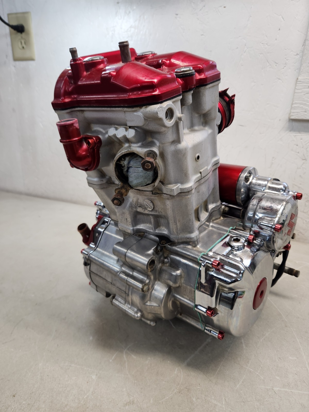 03-08 LTZ400 ltz KFX DVX 400 engine motor bottom cases top head NICE!!!!!