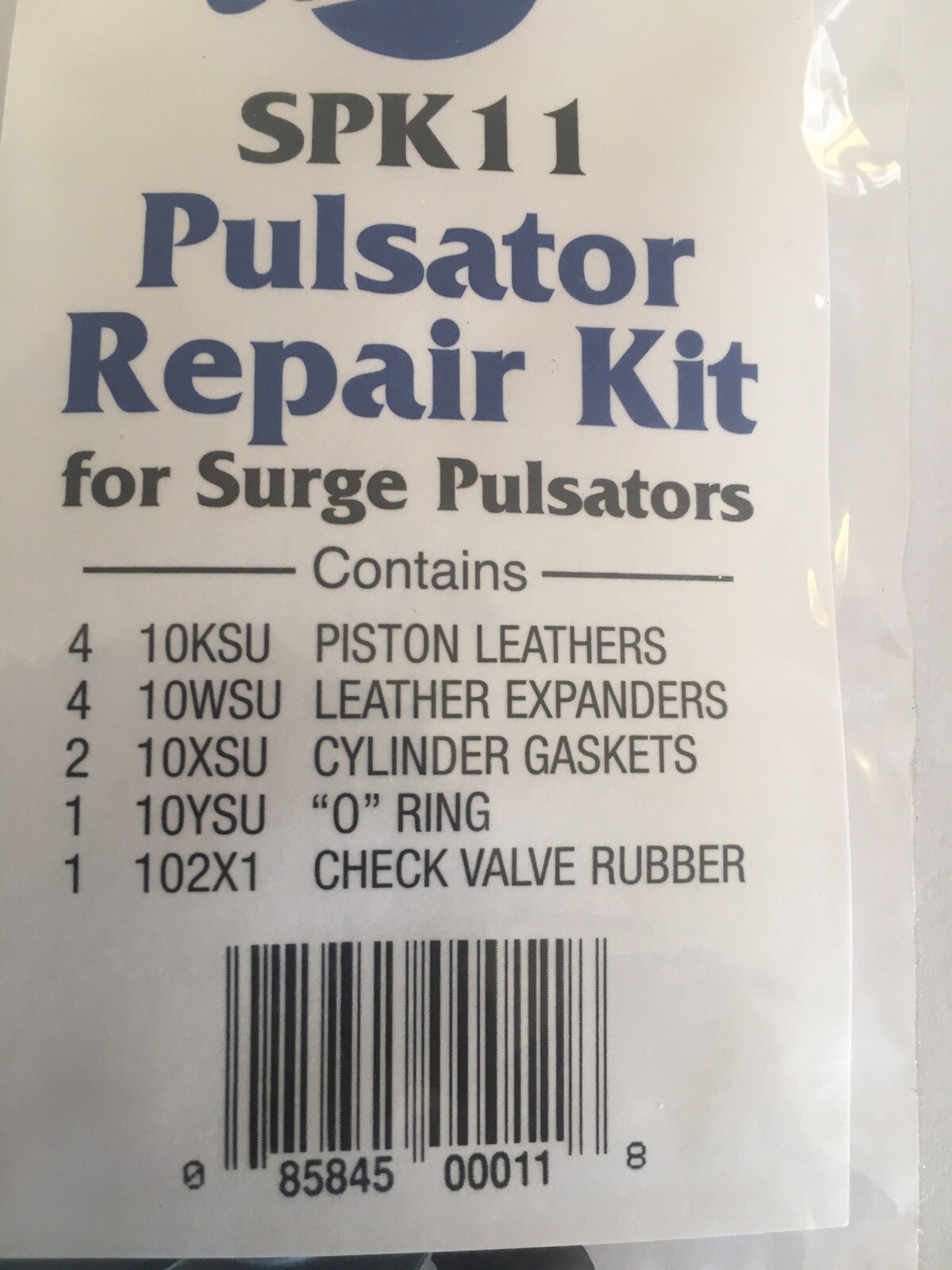 Milking Machine Surge Pulsator Repair Kit