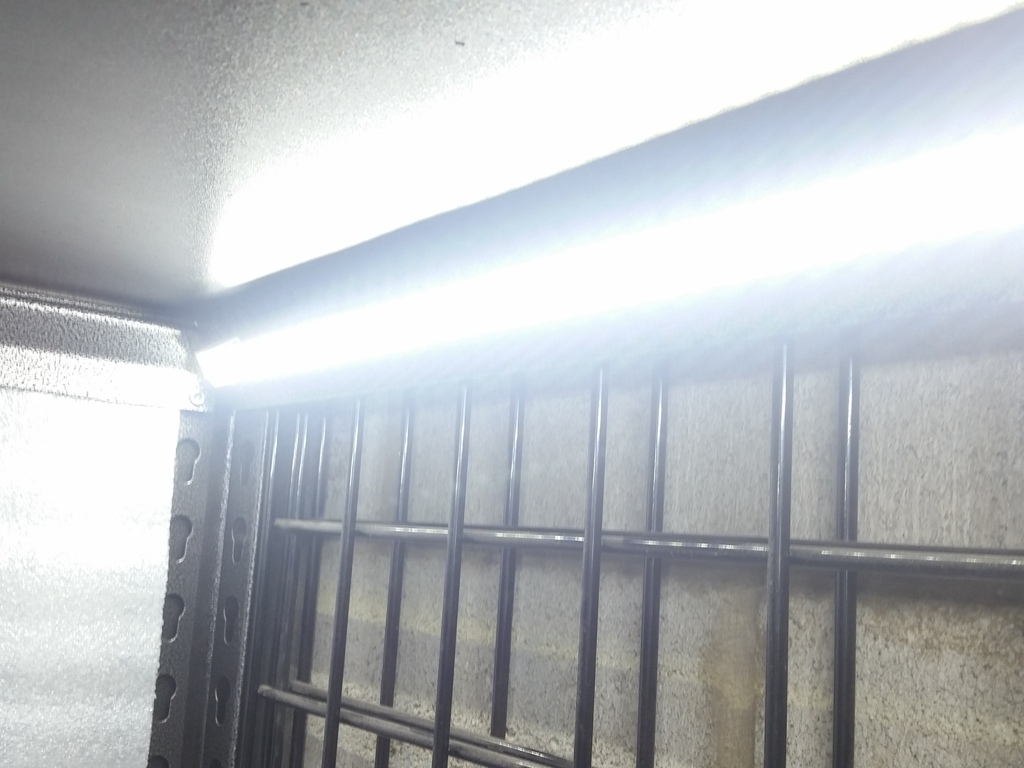 Super Bright Magnet LED Light Workbench Toolbox Auto Shop Under Cabinet Black