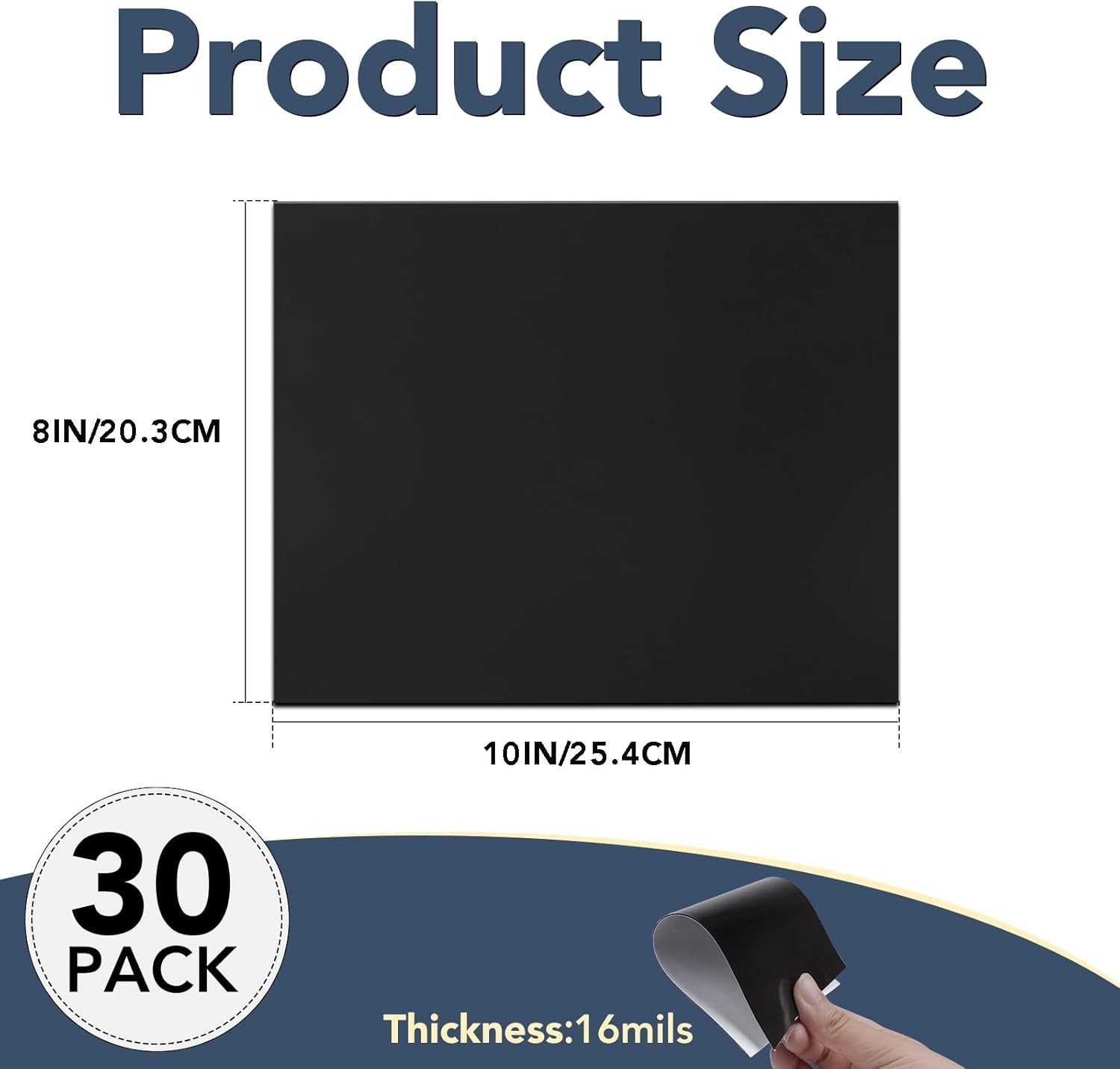 Magnetic Sheets for Photos & Crafts 30-Pack