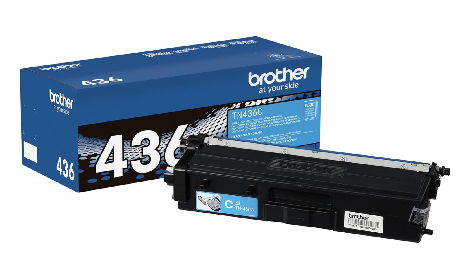 Brother TN436 4-piece Set High Yield Toner Cartridge (Black,Cyan,Magenta,Yellow)