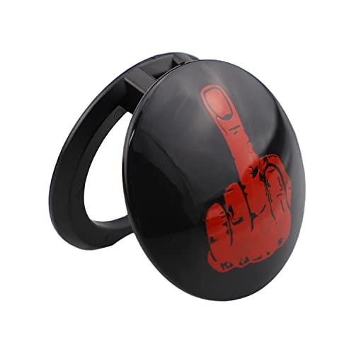 Red Gesture Engine Start Stop Button Cover, Rotary Car Push Start Interior