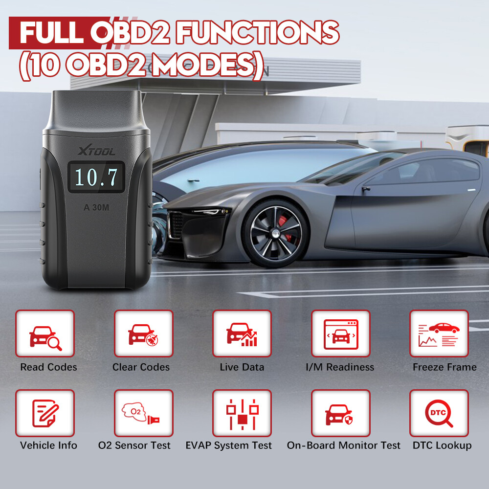 XTOOL Anyscan A30M Wireless OBD2 Diagnostic Scanner Bi-Directional Code Reader