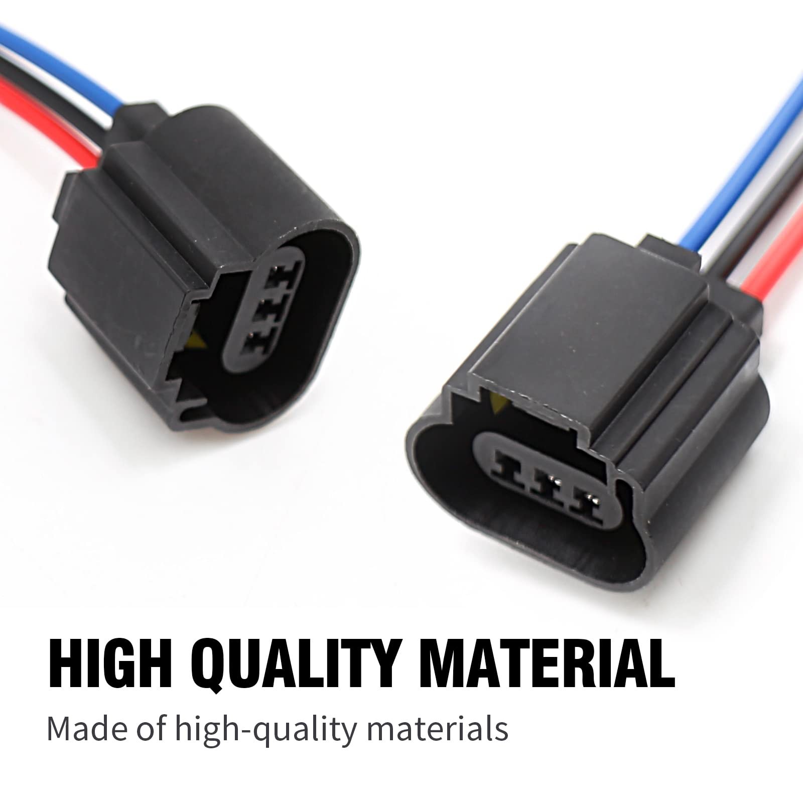 4Pack H13 9008 Headlight Socket Wiring Harness Adapter