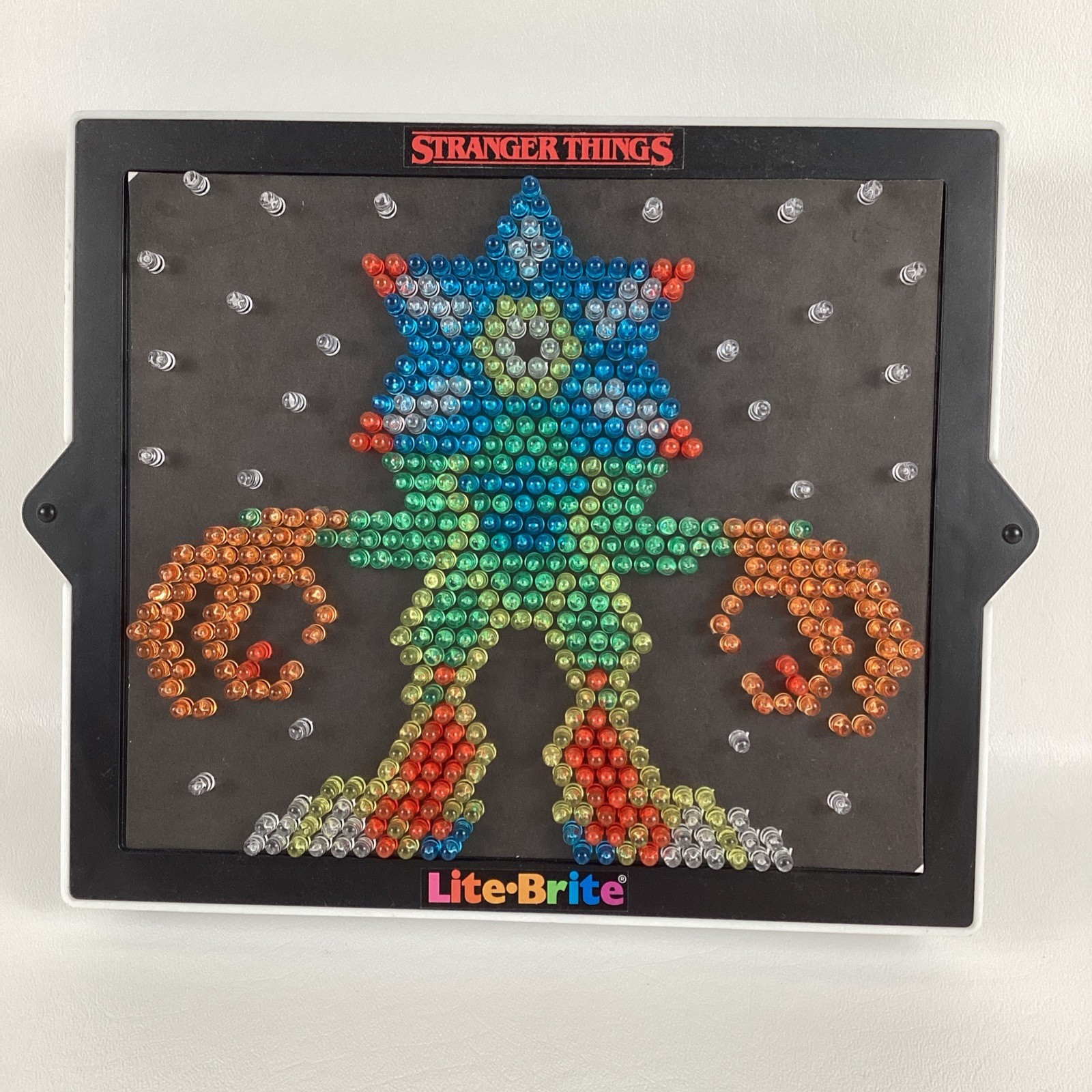 Lite Brite Stranger Things Demogorgon Template Light Box Mini Pegs 2018 Hasbro