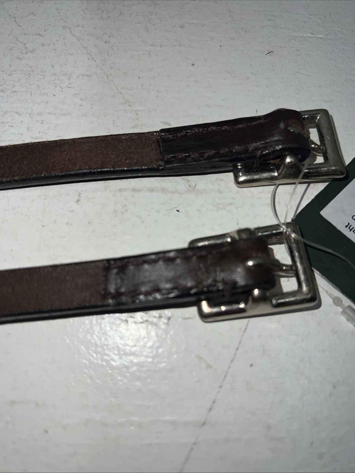 New Tough 1 Dark Oil Leather Straight Stirrup Hobble Strap #56-1132 FF-24