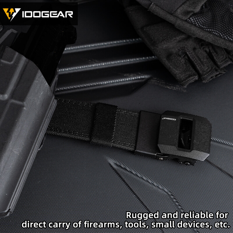 IDOGEAR Tactical Belt 1.5" Sturdy Ratchet Nylon Gun Belt Rigid Heavy Duty Army