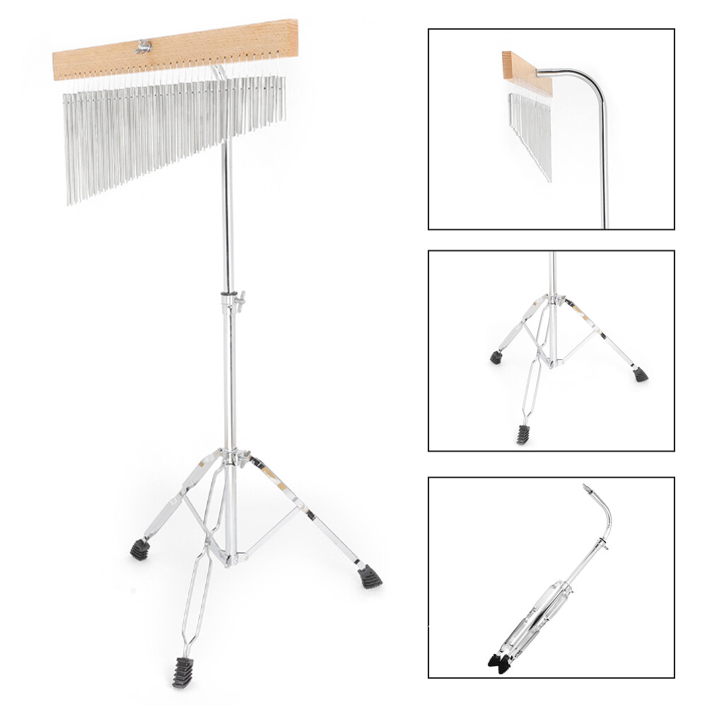 Bar Chimes Musical Instrument 36-Tone Wind Chimes Percussion w/Tripod Stand