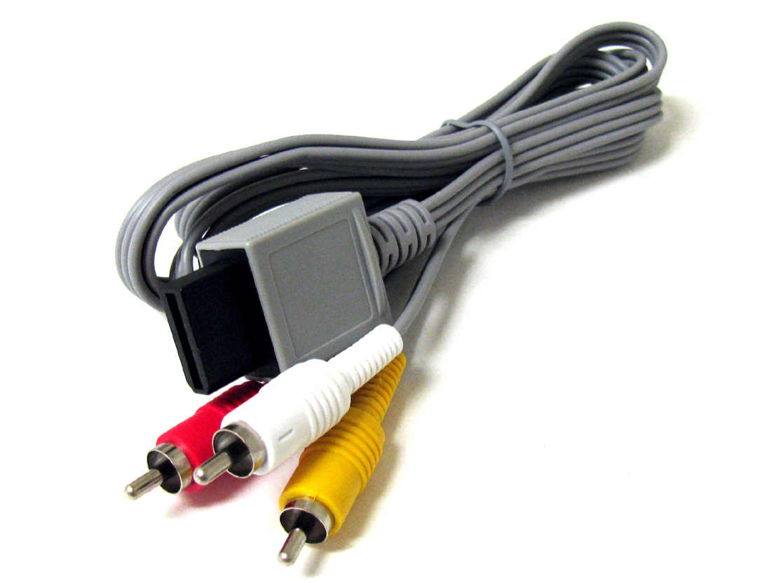 Audio Video AV Composite 3 RCA Cable for Nintendo Wii NEW US SELLER