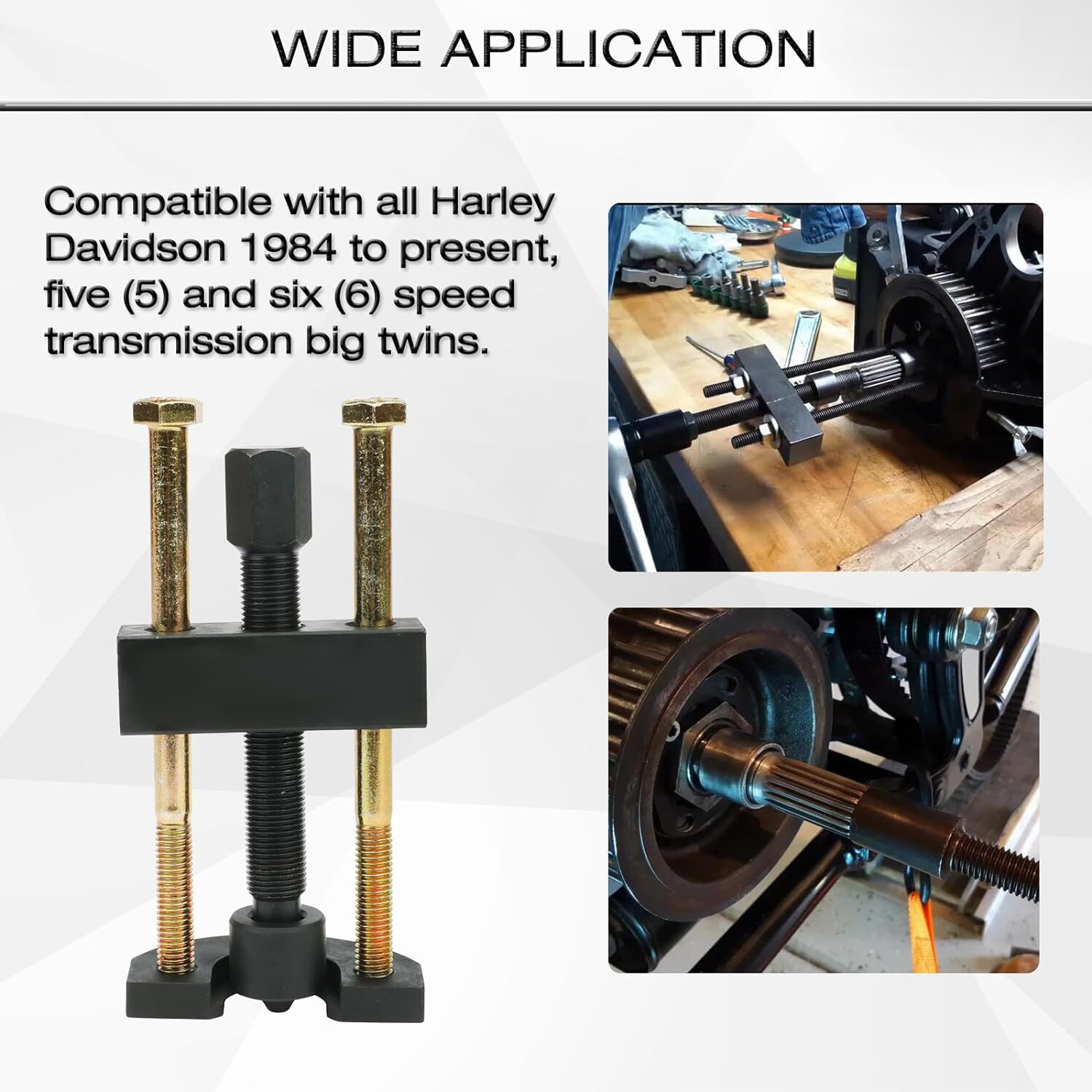 New Mainshaft Bearing Inner Installer+Puller Tool 34902-84 Fits Harley 5&6 Speed