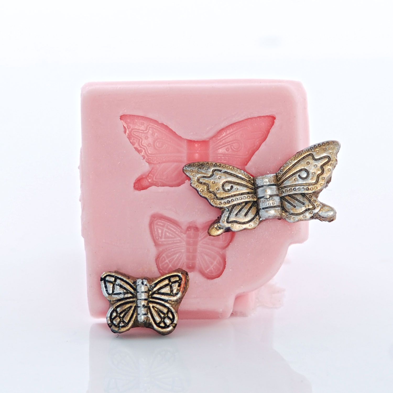 Silicone Butterfly Mold Food Safe Candy Mints Jewelry Charm Resin Clay Mold (871