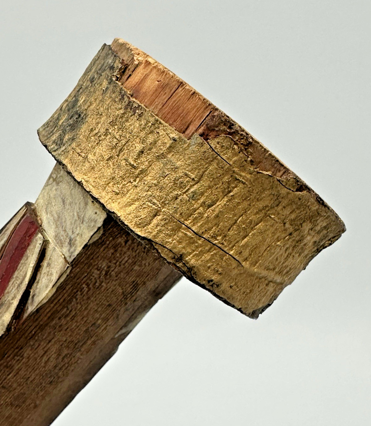 Old 12 1/4" Pacific Northwest Coast Carved Cedar Totem - Antique Native American