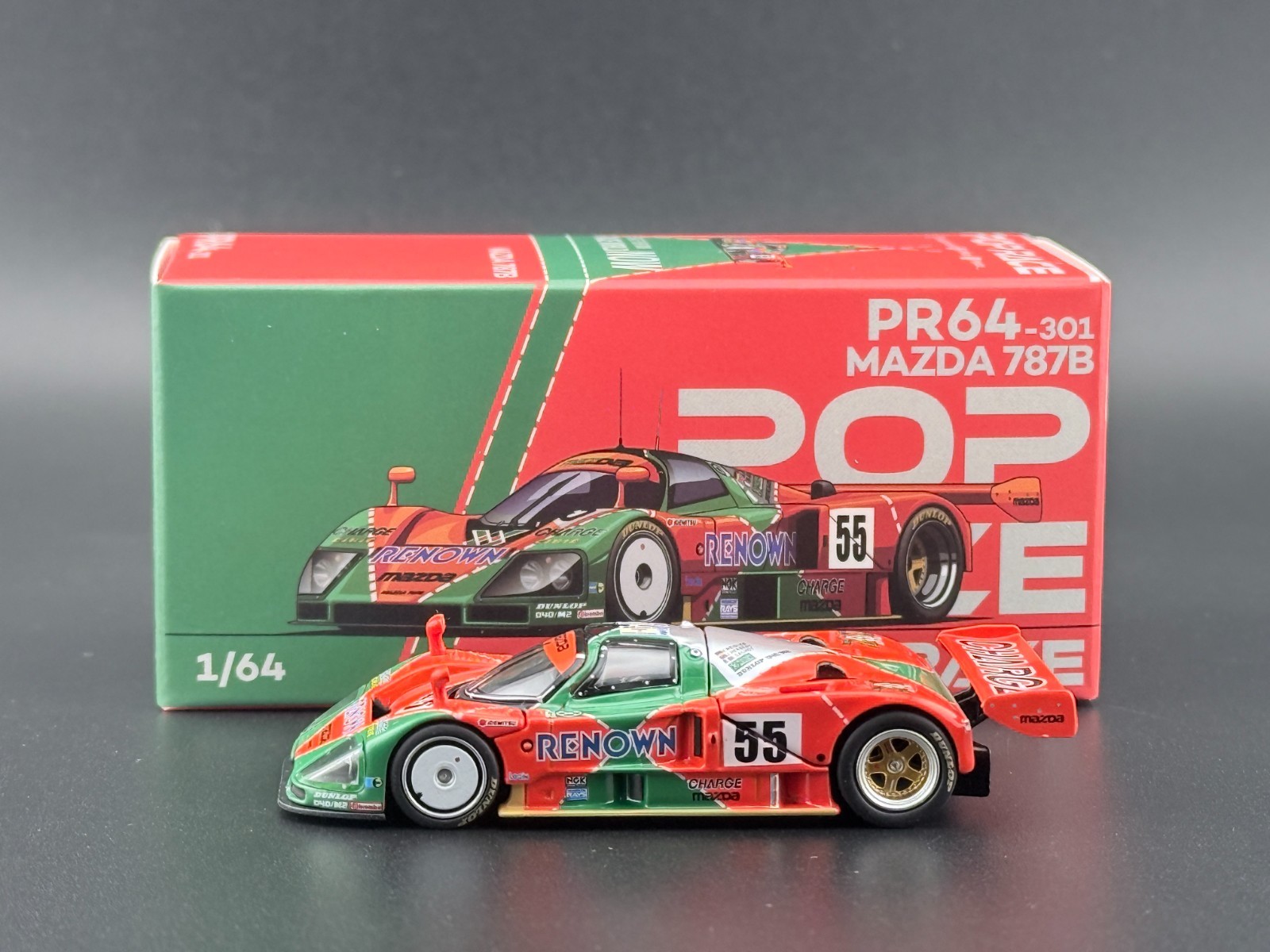 Pop Race Mazda 787B 1991 LE MANS 24H WINNER 640301 1/64