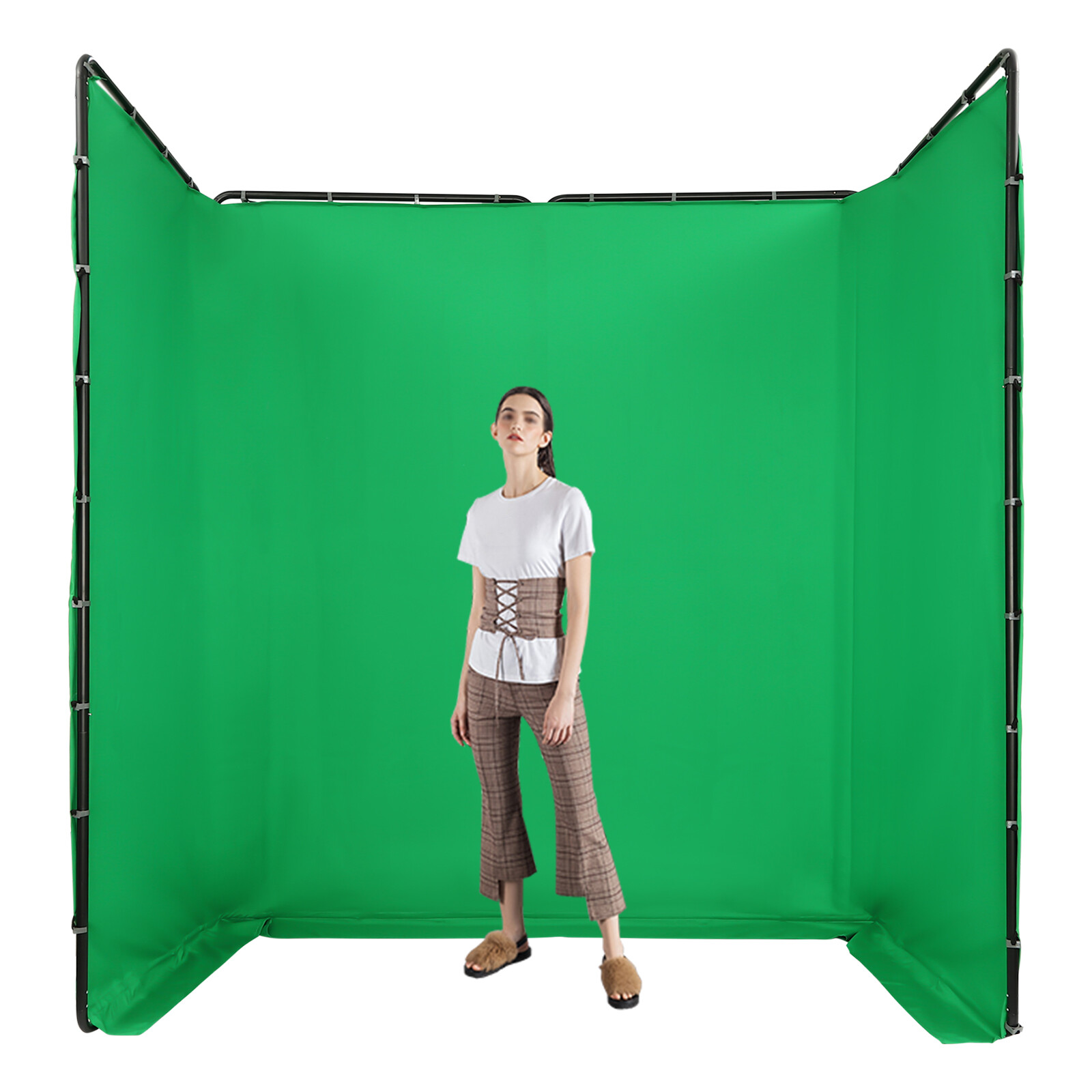 Screen Backdrop with Stand Portable Collapsible Photography Background for Photo