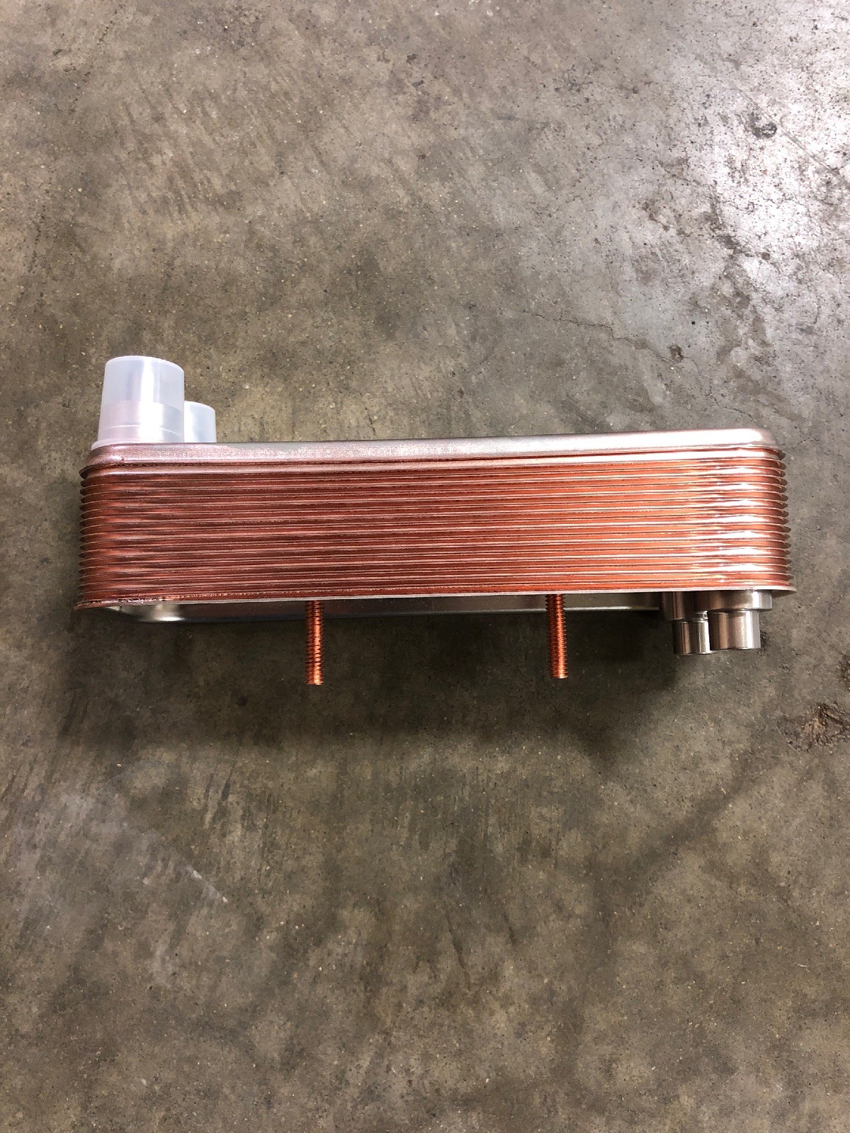 NEW, ALPHA LAVAL, AC10-16, BRAZED PLATE HEAT EXCHANGER, -58 - 347F, R410A. (41C)