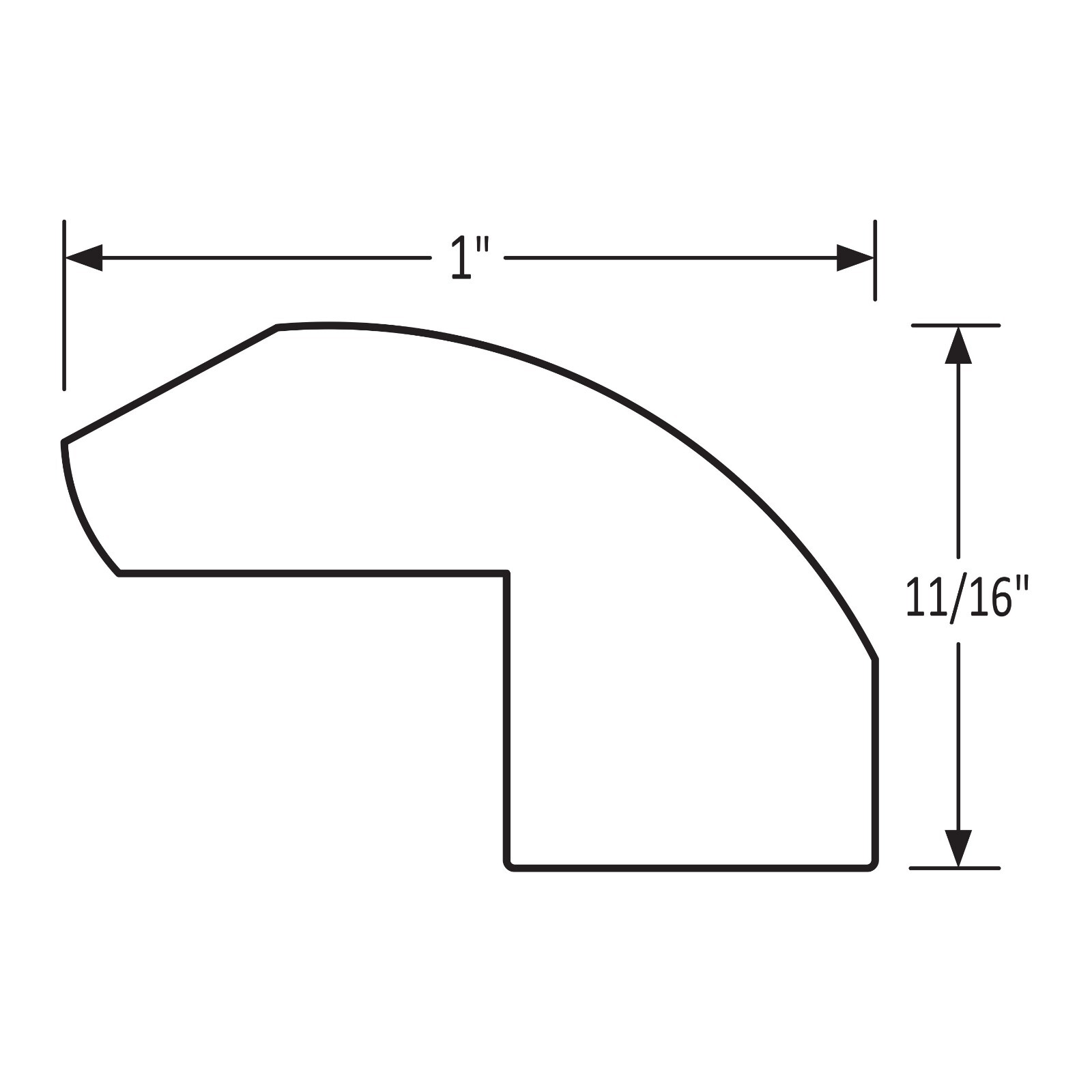 Mainstays 20x30 Rounded Black Poster Frame
