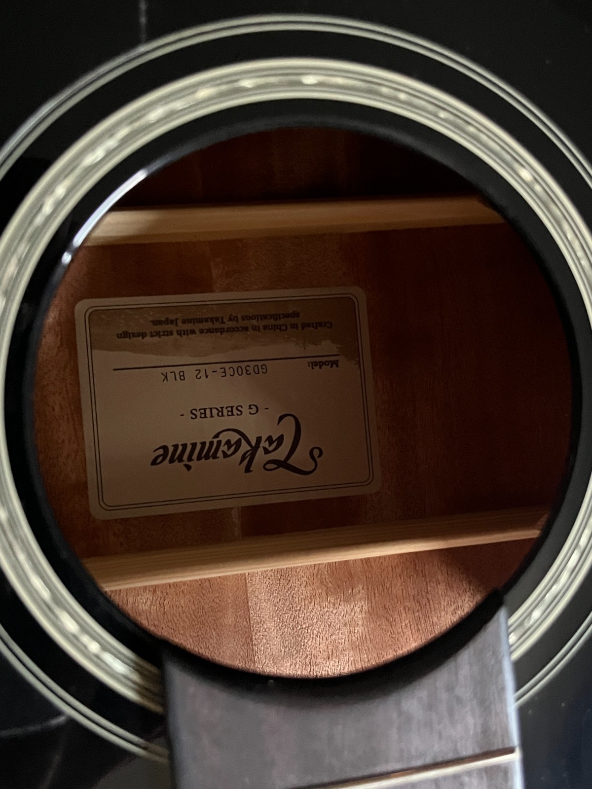 Takamine GD30CE 12 string acoustic electric guitar BLEM