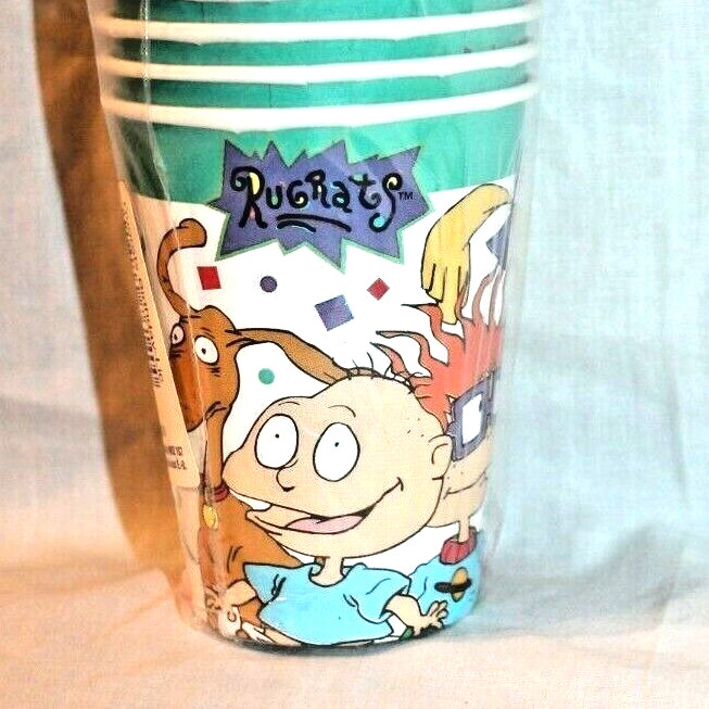 NEW IN PACKAGE 8-RUGRATS  PAPER CUPS PARTY SUPPLIES