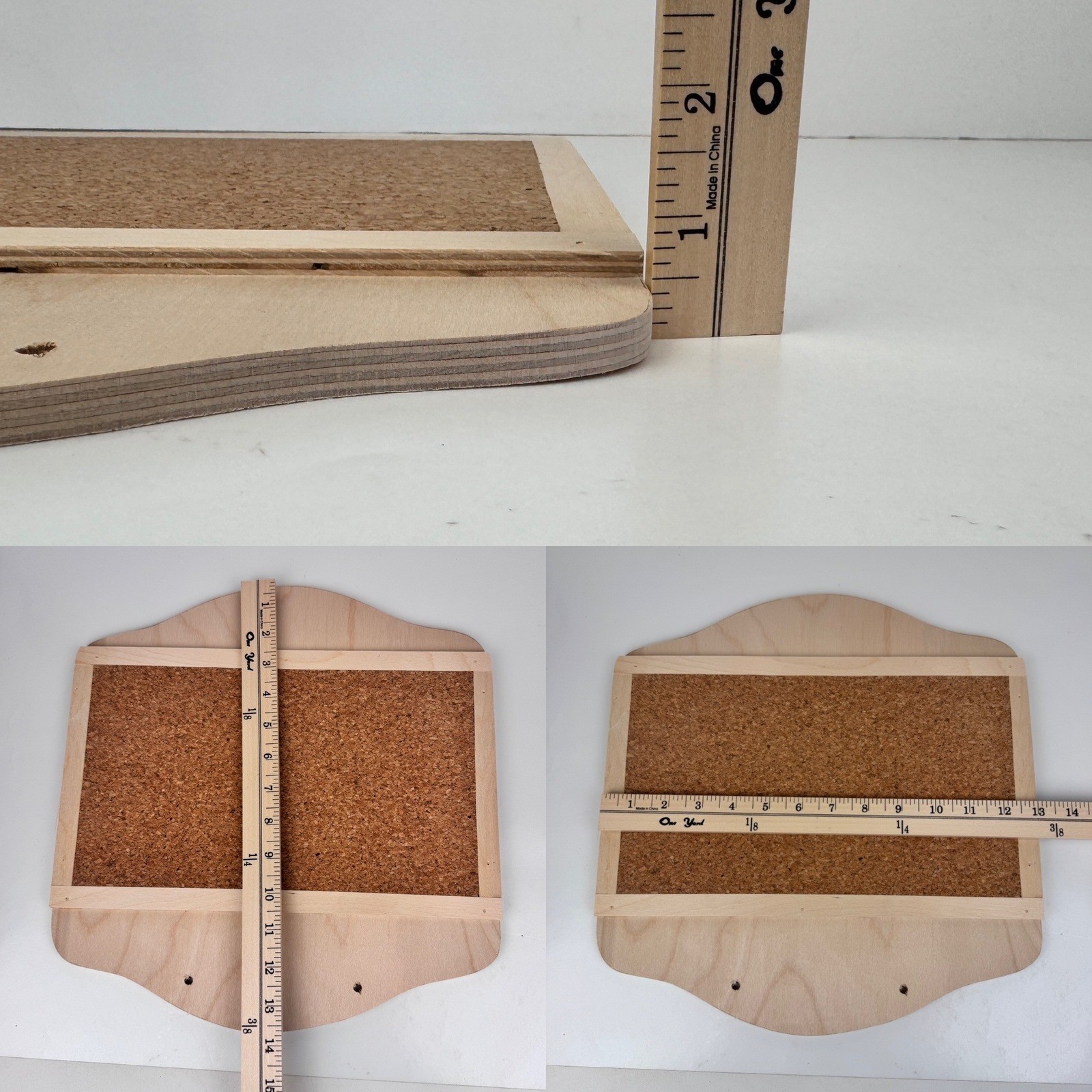 Vtg 1989 Wood Cat Bulletin Board Organizer Better Homes Garden Crafting Kit READ