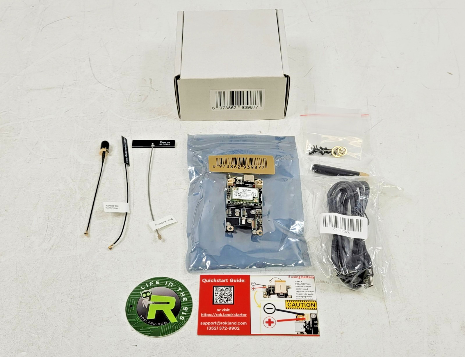 RAKwireless WisBlock Meshtastic Starter Kit US915 Base RAK19007 + Core RAK4631