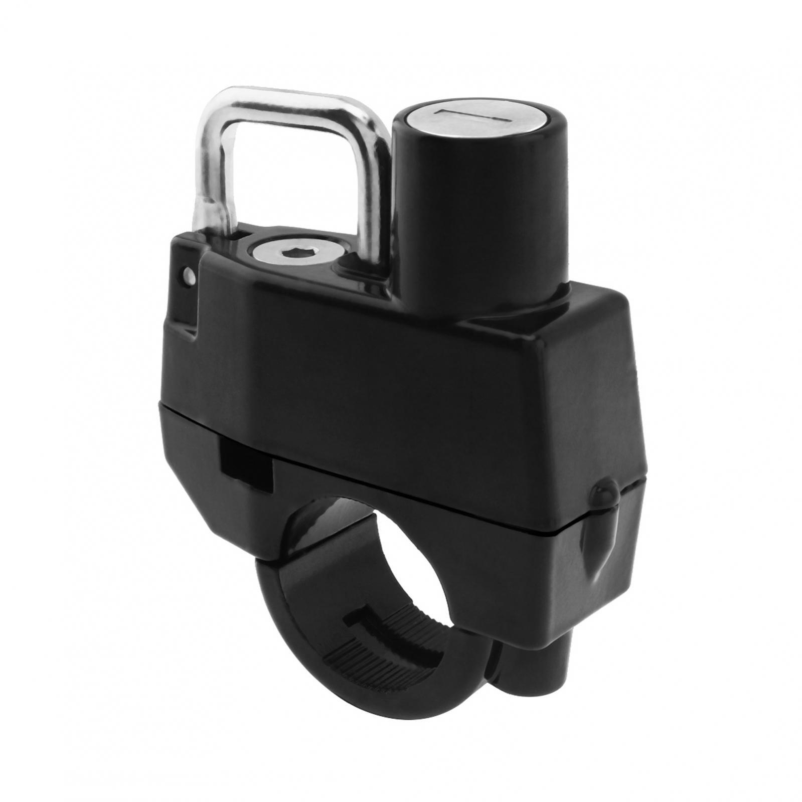 Motorcycle Helmet Lock Handlebar 22mm-25mm Anti-theft Security Motorbike 2 Keys
