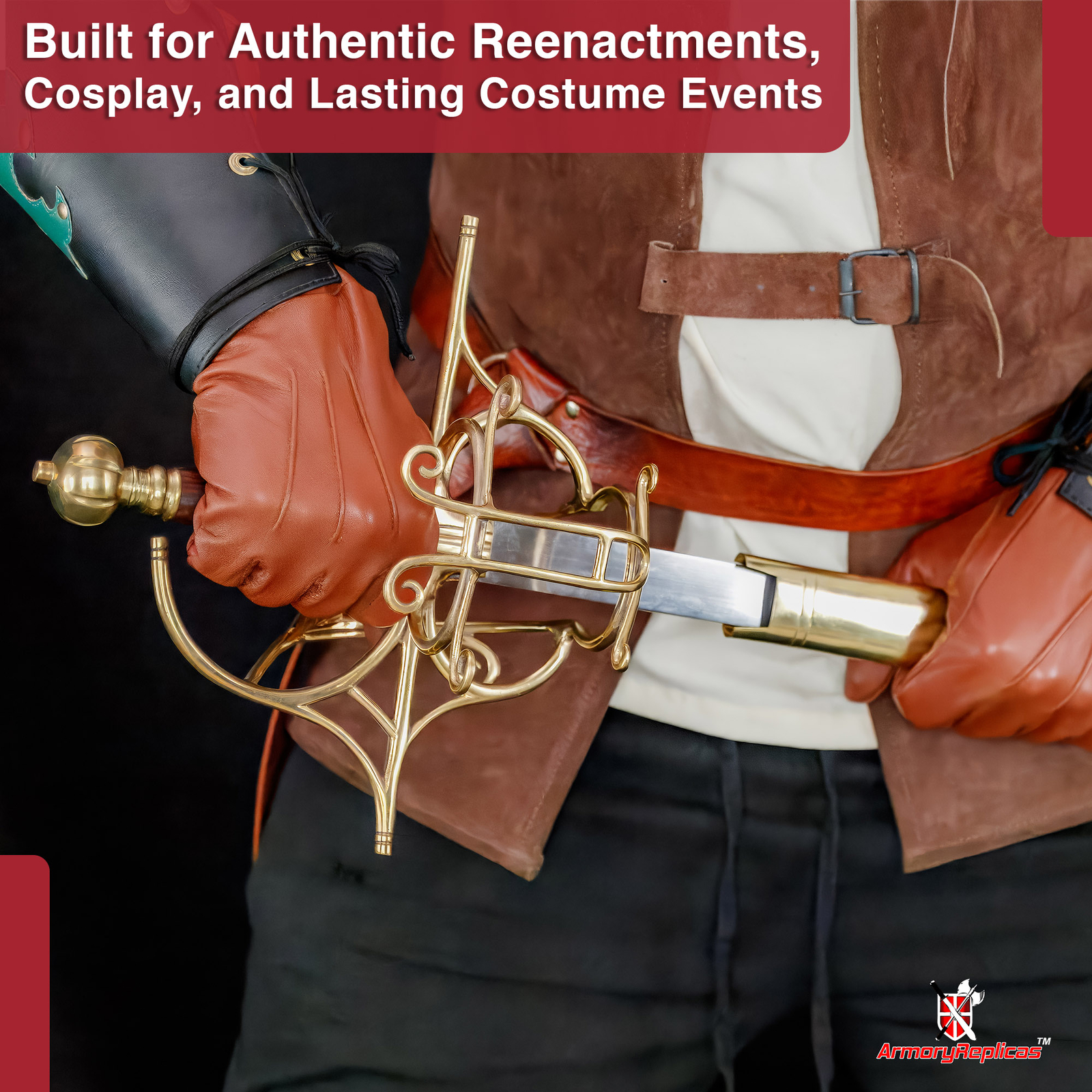 Marvelous Rapier Medieval Viking Battle Ready Sword EN45 Steel Blade, Brass Hilt