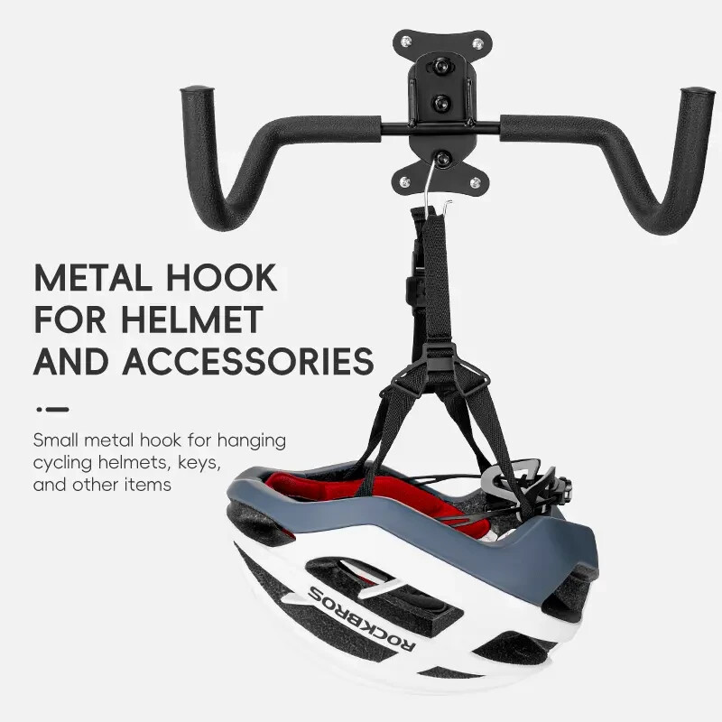 ROCKBROS Bicycle Wall Hanger Retractable Parking Stand Carbon Steel Storage Rack