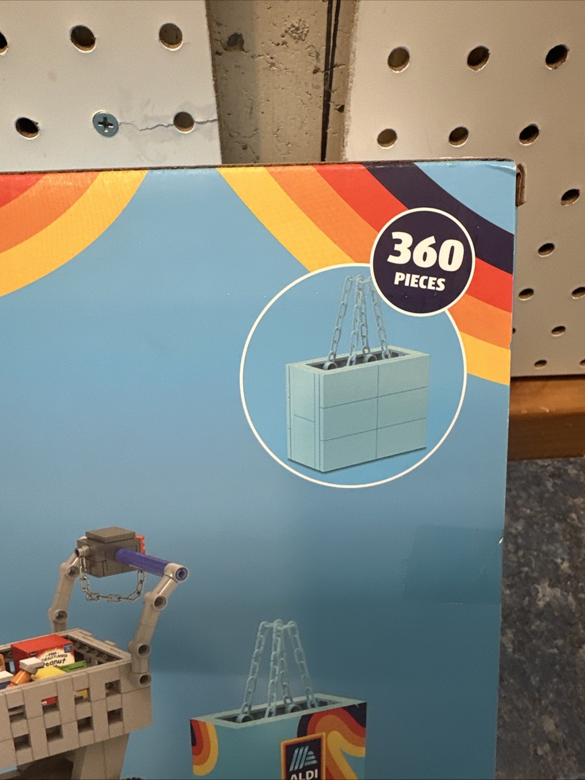 ALDI Play Cart & Bag Set 360 Pieces Toy Shopping Cart New