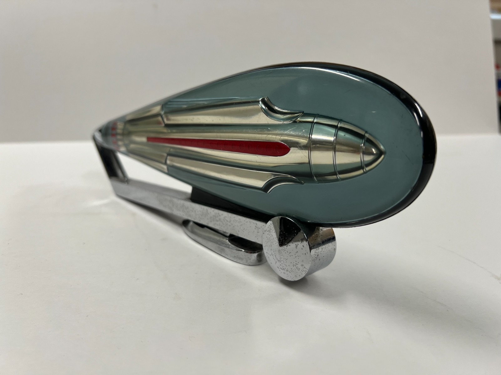 Aftermarket 1950’s Illuminated Rocket Ship Hood Ornament