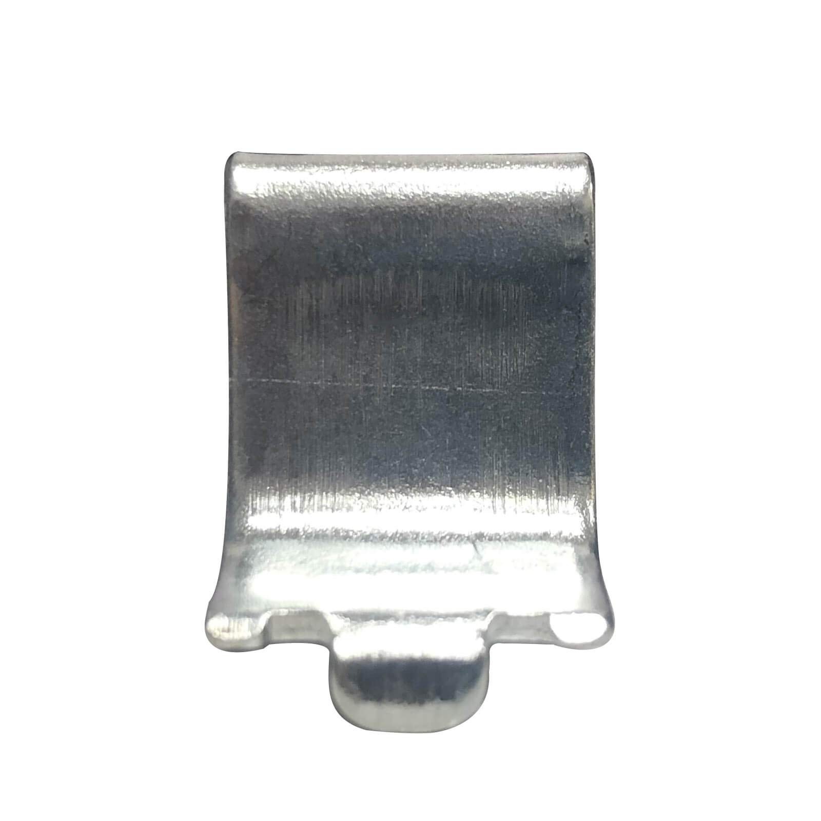 40 Pieces Adjustable Steel Pilaster Shelf Support Clips Hardware Fastener Metal