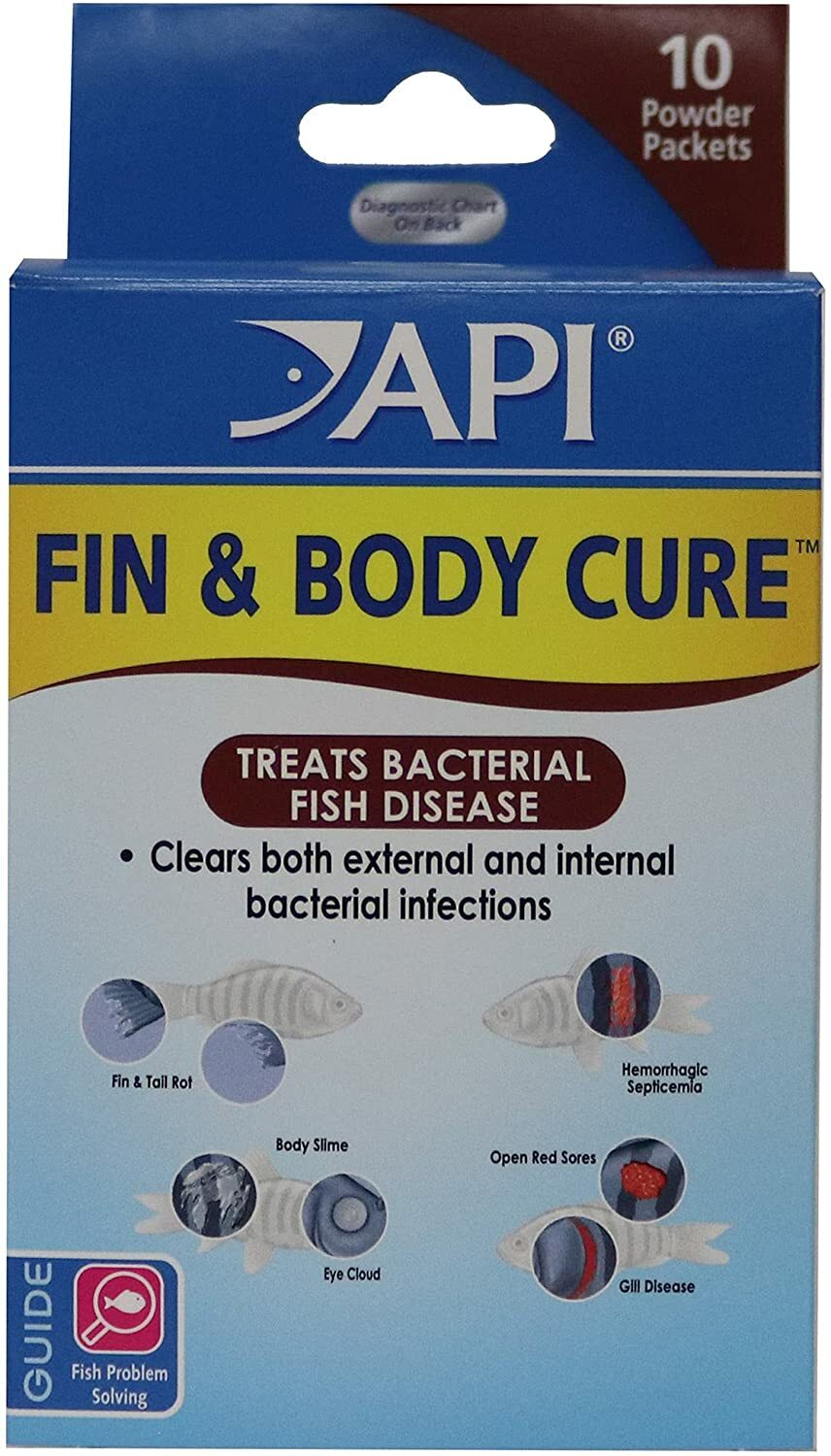 API FIN & BODY CURE Remedy Aquarium Tropical Fish Disease Medication