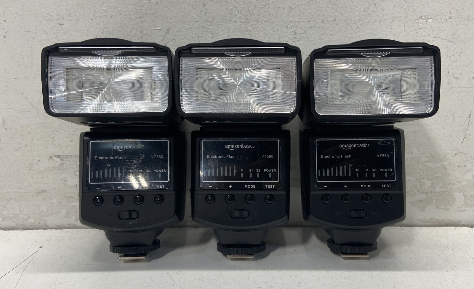 Assorted Lot of Camera Flashes and Studio Lights