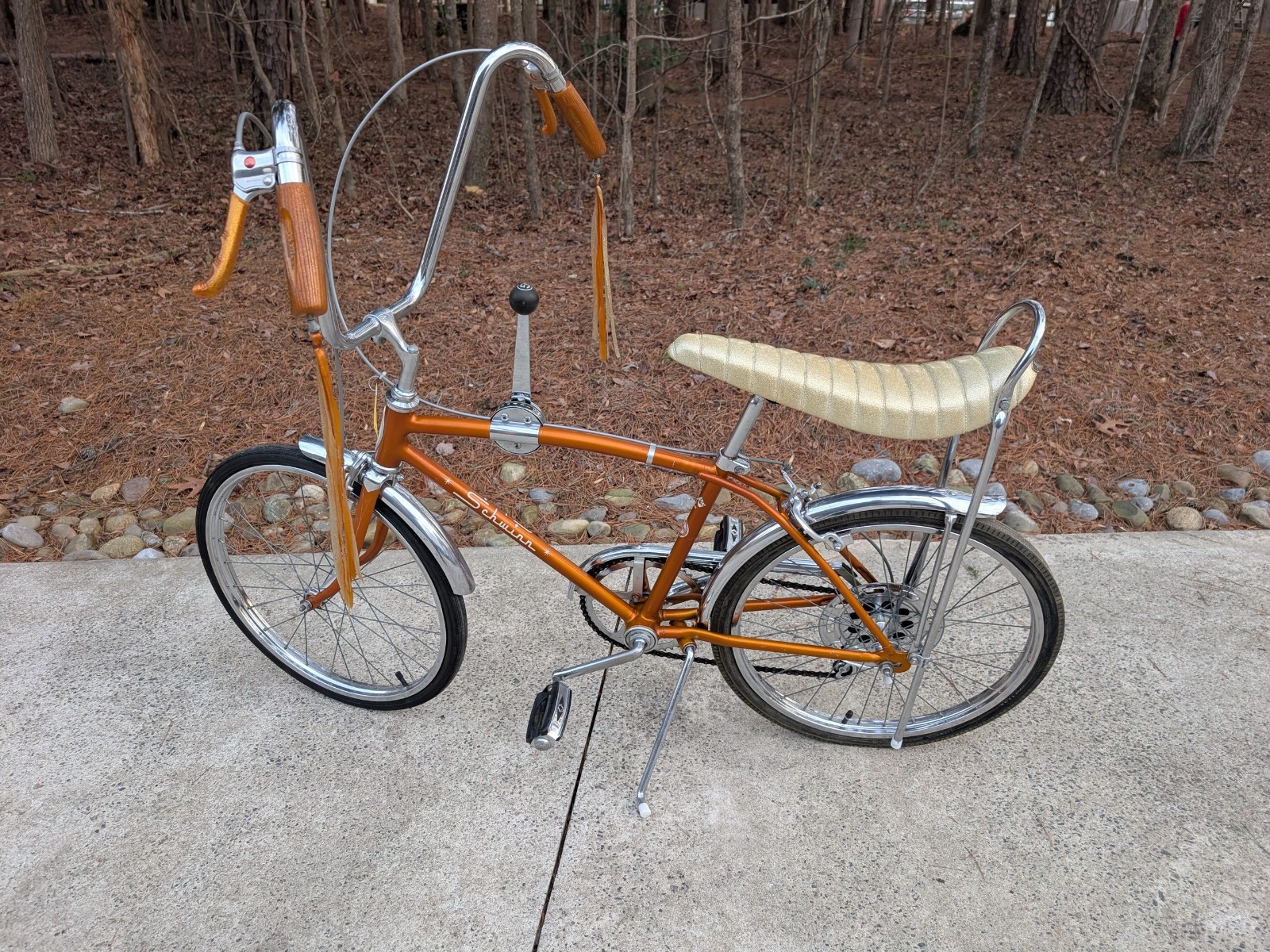 SCHWINN 1966 COPPERTONE Bicycle 5 speed FASTBACK STINGRAY 20 inch Bike ORIGINAL