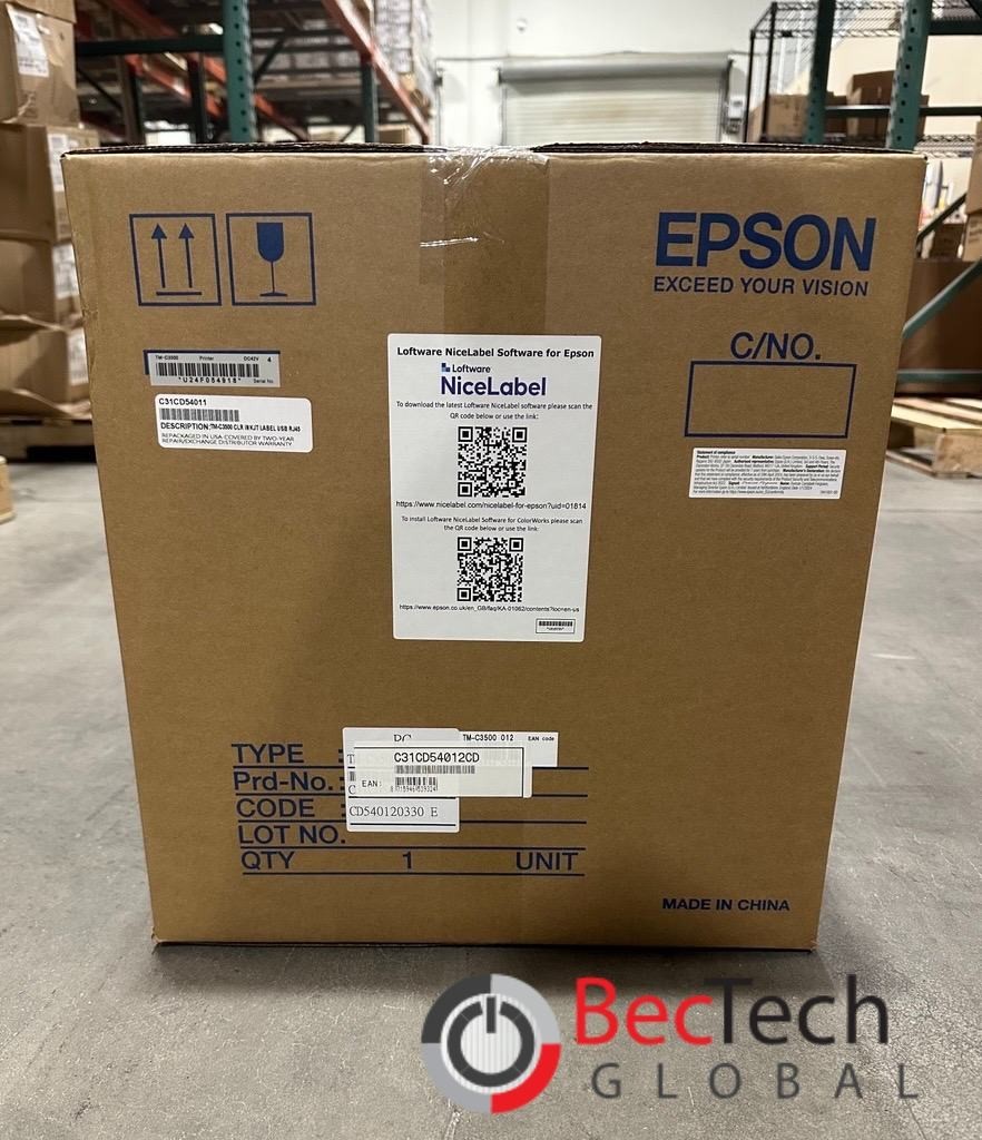 Epson ColorWorks C3500 Label inkjet- *C31CD54011*
