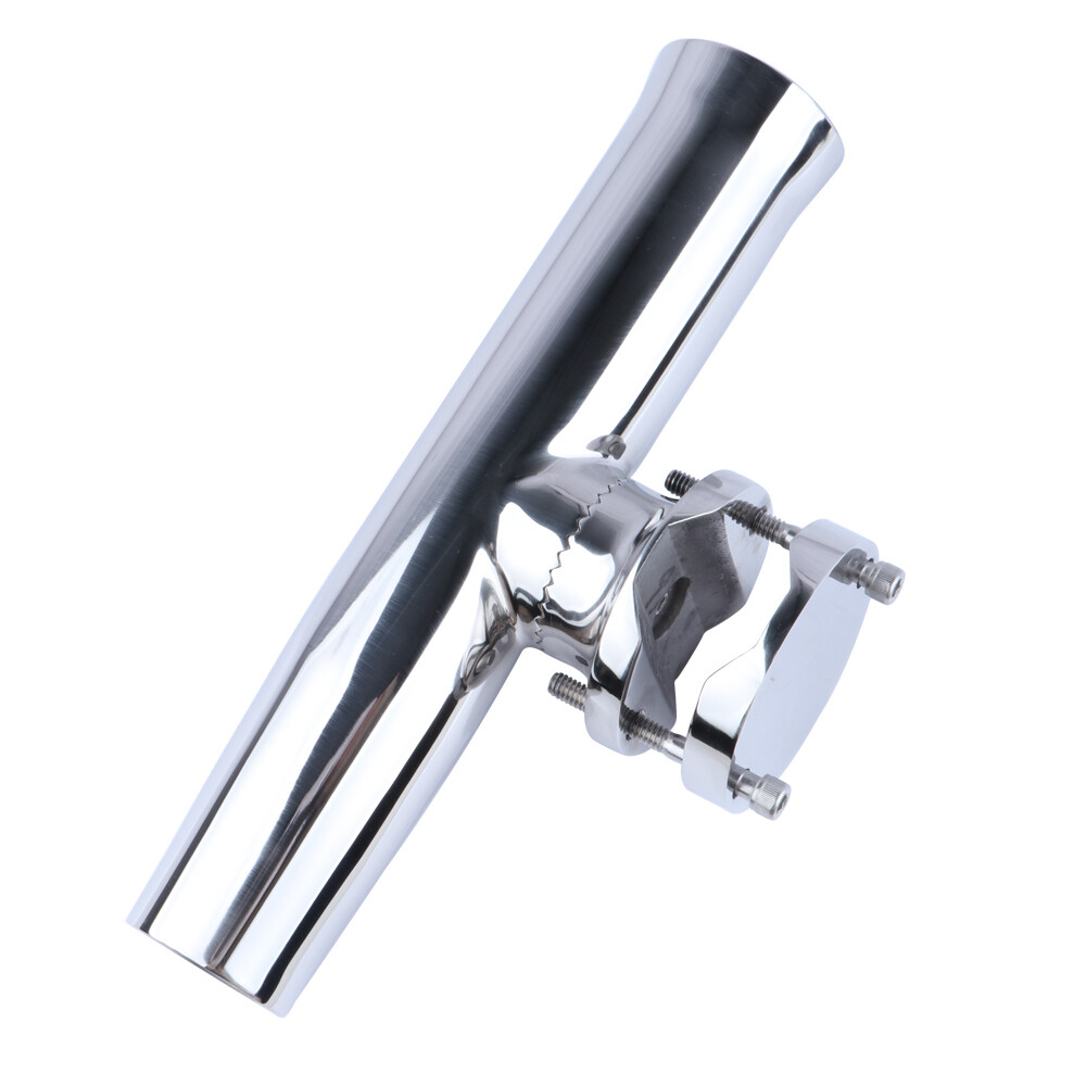 4X Marine Fishing Rod Holder 316 Stainless Steel Clamp on 1-1/4" -2" Rod Holder