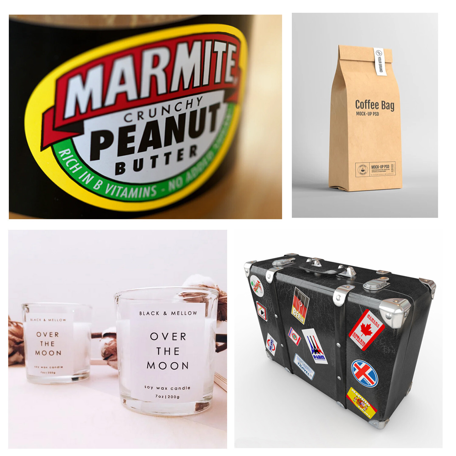 Koala Glossy Sticker Paper for Inkjet, Adhesive Photo Paper 8.5x11 100 Sheets